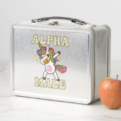 Lunch Box Alpha Homme Ironique Unicorne 1 (En situation)