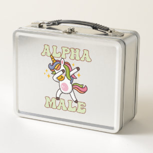 Lunch Box Alpha Homme Ironique Unicorne 1