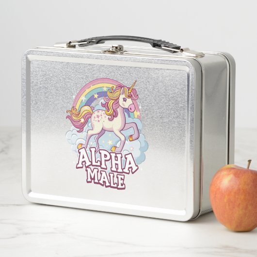 Lunch Box Alpha Homme Unicorne (En situation)
