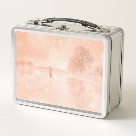 Lunch Box Amants sur un étang gelé     (Devant)