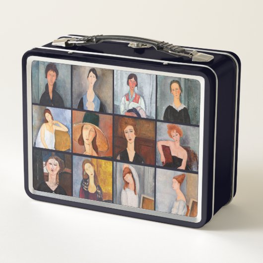 Lunch Box Amedeo Modigliani - Collage de chefs-d'oeuvre (Dos)