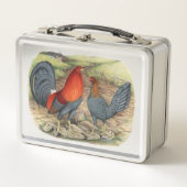 Lunch Box Américain Game Blue Reds (Devant)