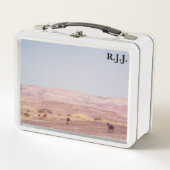 Lunch Box American Desert Horses P8670 (Devant)