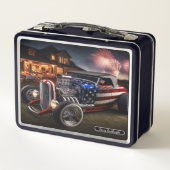 Lunch Box American Muscle : feux d'artifice et liberté (Dos)