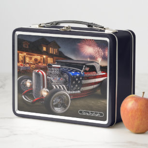 Lunch Box American Muscle : feux d'artifice et liberté
