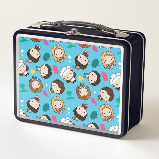 Lunch Box AMIS™ | Caractère Motif Chibi (Devant)