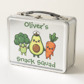 Lunch Box Amis légumes Kawaii mignons (Devant)