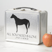 Lunch Box Amour et un cheval (En situation)