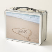 Lunch Box Amour I de plage du monogramme | (Dos)
