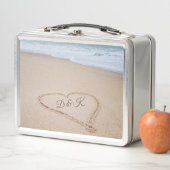Lunch Box Amour I de plage du monogramme | (En situation)