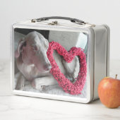 Lunch Box Amour, pluie - Chien Weimaraner (En situation)