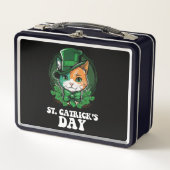 Lunch Box Amoureux de les chats de la Saint-Patrick (Devant)