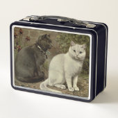 Lunch Box amoureux de les chats vintages mignons (Dos)