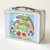 Lunch Box Amoureux de Toucan (Dos)