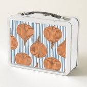 Lunch Box Ampoules d'oignon dessinées à la main, papier pein (Dos)