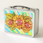 Lunch Box Amusant Donut Zombie Design (Dos)