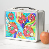 Lunch Box Amusant Donut Zombie Design (En situation)
