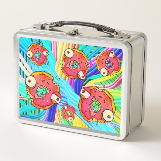 Lunch Box Amusant Donut Zombie Design (Devant)