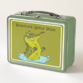 Lunch Box Amusant, Gator personnalisé enfants Lunbox (Devant)