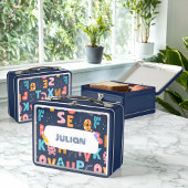 Lunch Box Amusement Alphabet personnalisé - Retour à l'école