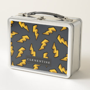 Lunch Box Amusement et bruit de motif de boulon de foudre