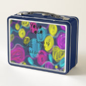 Lunch Box Analyser pour payer ajouter Q R logo de l'entrepri (Dos)