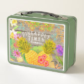 Lunch Box Ananas à fleurs (Dos)