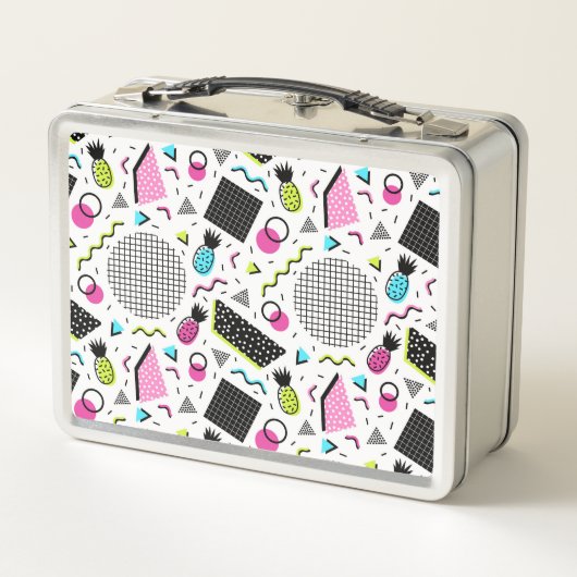 Lunch Box Ananas et formes géométriques (Dos)
