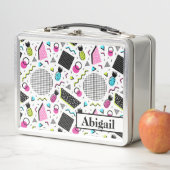 Lunch Box Ananas et formes géométriques (En situation)