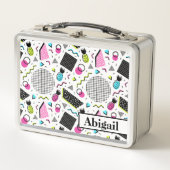 Lunch Box Ananas et formes géométriques (Devant)