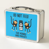 Lunch Box Anaphylaxie Enfants Avertissements allergiques (Dos)