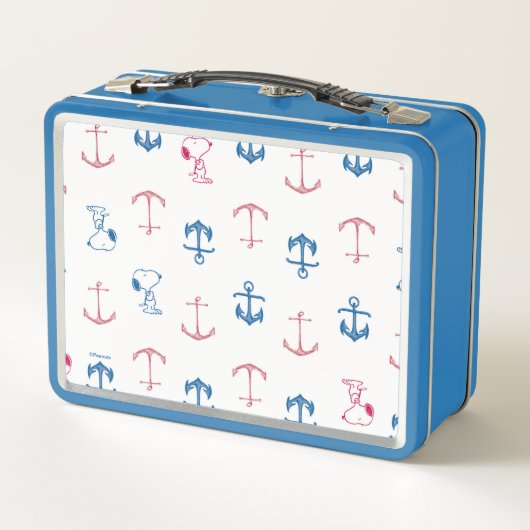 Lunch Box Ancre nautique Snoopy Motif (Dos)