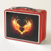 Lunch Box Angel Fire Heart with Wings (Dos)