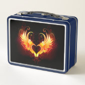 Lunch Box Angel Fire Heart with Wings (Dos)