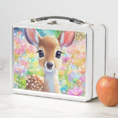 Lunch Box Animal de cerfs mûrs dans la prairie de fleurs (En situation)