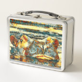 Lunch Box AnimalArt_Hippo_001 (Devant)