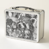 Lunch Box AnimalArtBW_RedPanda_001 (Dos)