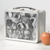 Lunch Box AnimalArtBW_RedPanda_001 (En situation)