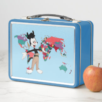 Lunch Box Animaniacs | Graphique de la carte du monde de Yak