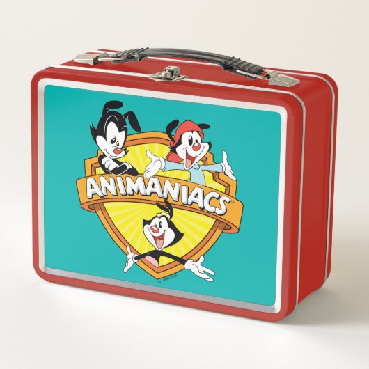 Lunch Box Animaniacs | Warner Brothers & Sister WB Shield (Devant)