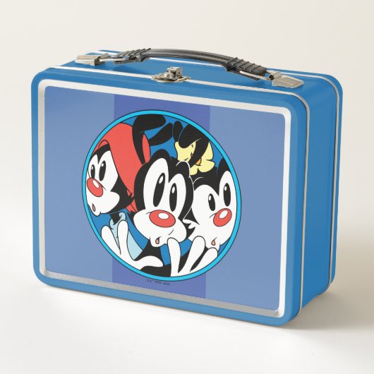 Lunch Box Animaniacs | Warner Siblings Circle Graphic (Devant)