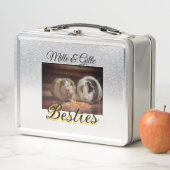 Lunch Box Animaux de compagnie amis besties ajouter nom anim (En situation)