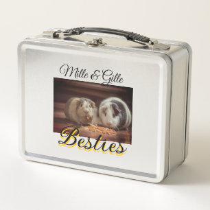 Lunch Box Animaux de compagnie amis besties ajouter nom anim