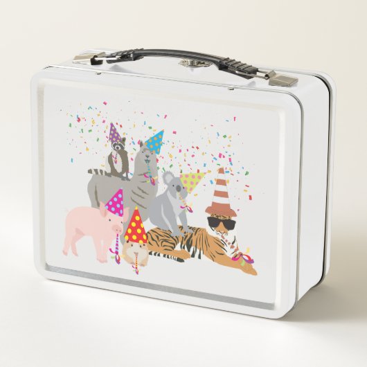 Lunch Box Animaux de fête (Dos)