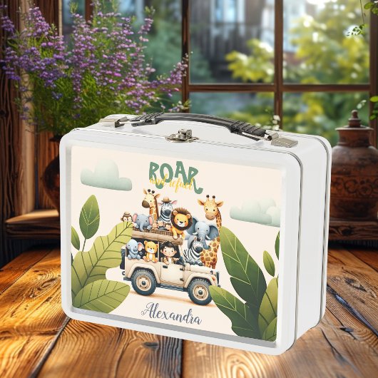 Lunch Box Animaux de la Jungle