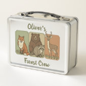 Lunch Box Animaux des bois - Équipage forestier (Dos)