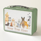Lunch Box Animaux domestiques, chiens et chats (Dos)