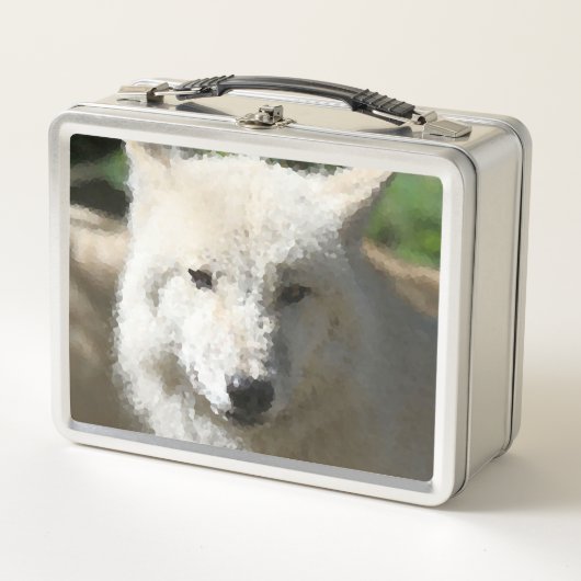 Lunch Box Animaux polaires - Loup (Devant)