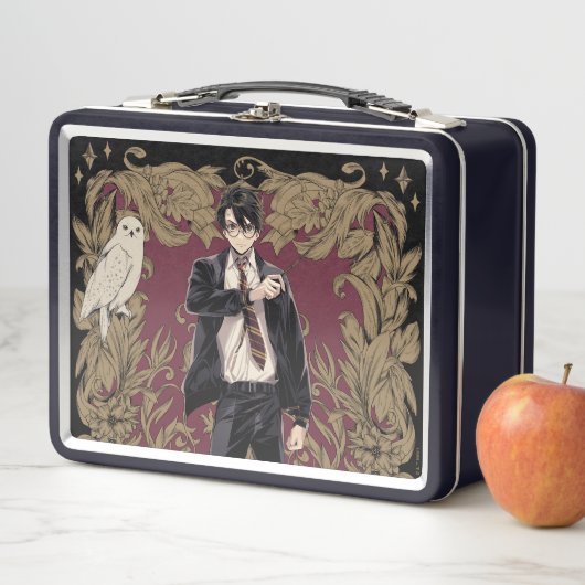 Lunch Box Anime HARRY POTTER™ Cadre Orné (En situation)