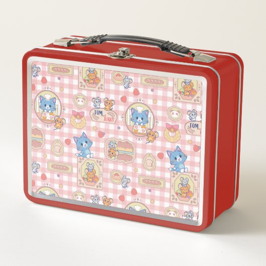 Lunch Box Anime Tom et Jerry Motif de boulangerie (Devant)